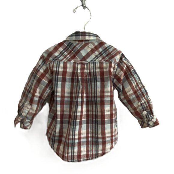 Quicksilver Plaid Button-Up Shirt size 12 Months - Picture 4 of 9